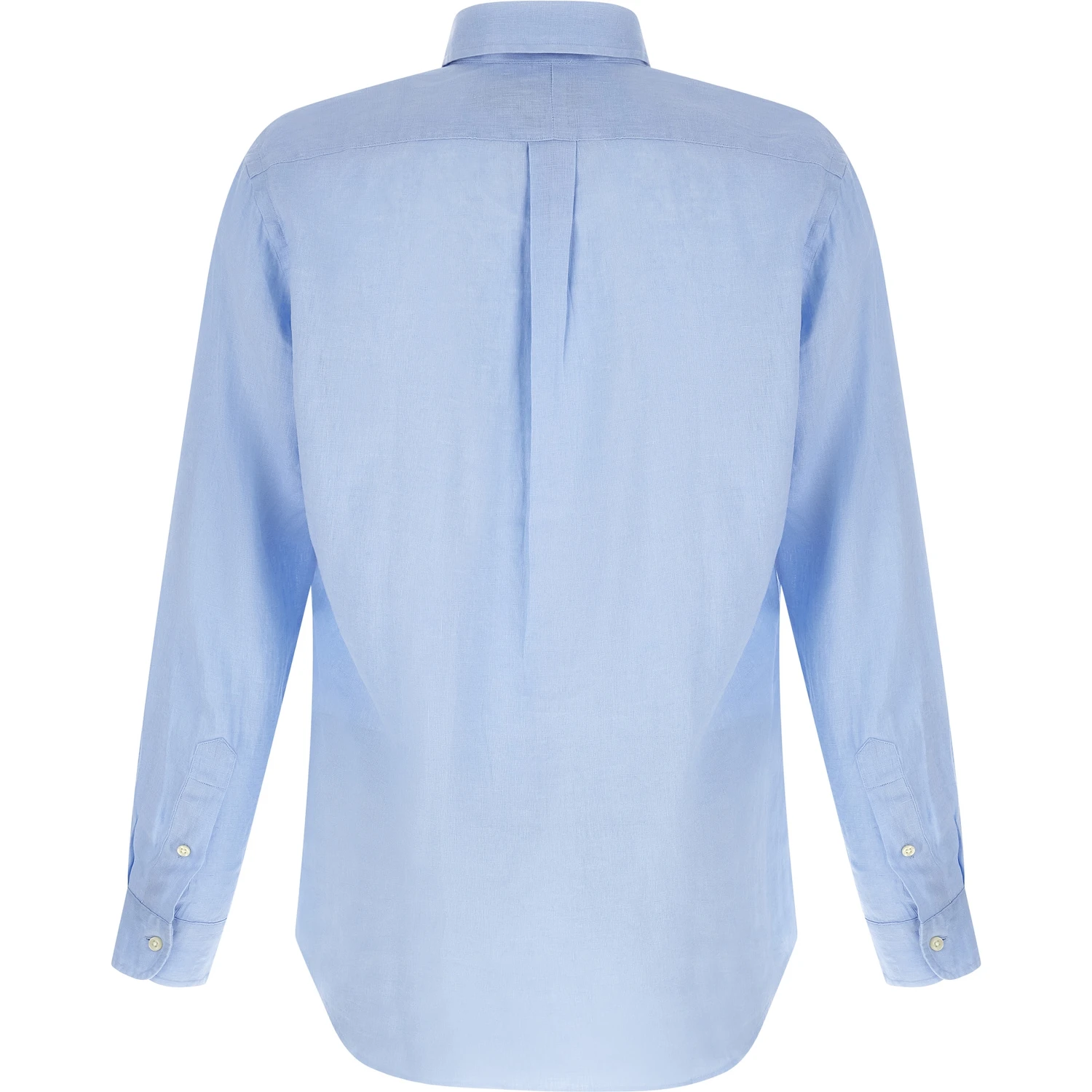 Blue Linen Blouse