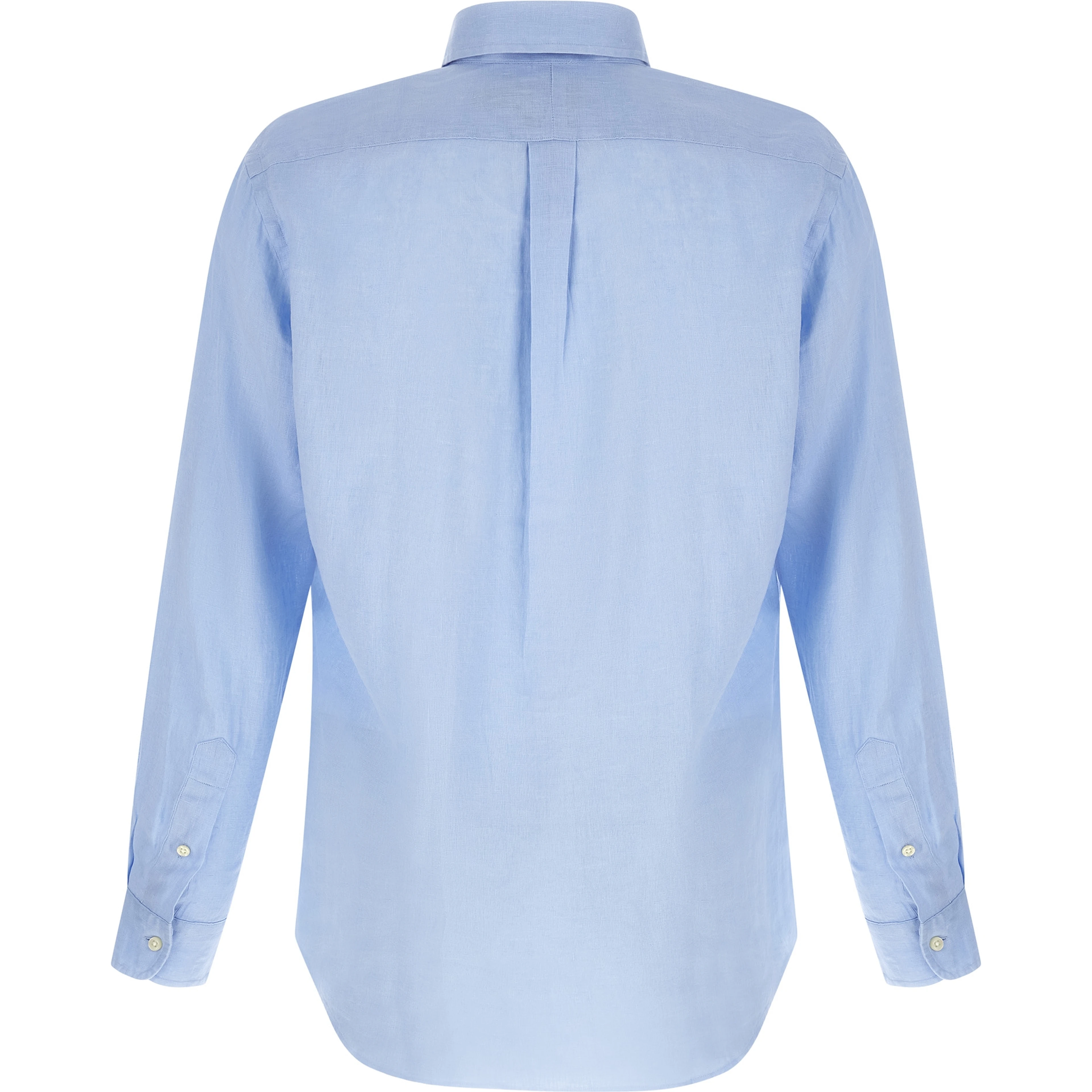 Blue Linen Blouse