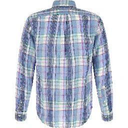 Blue Linen Blouse
