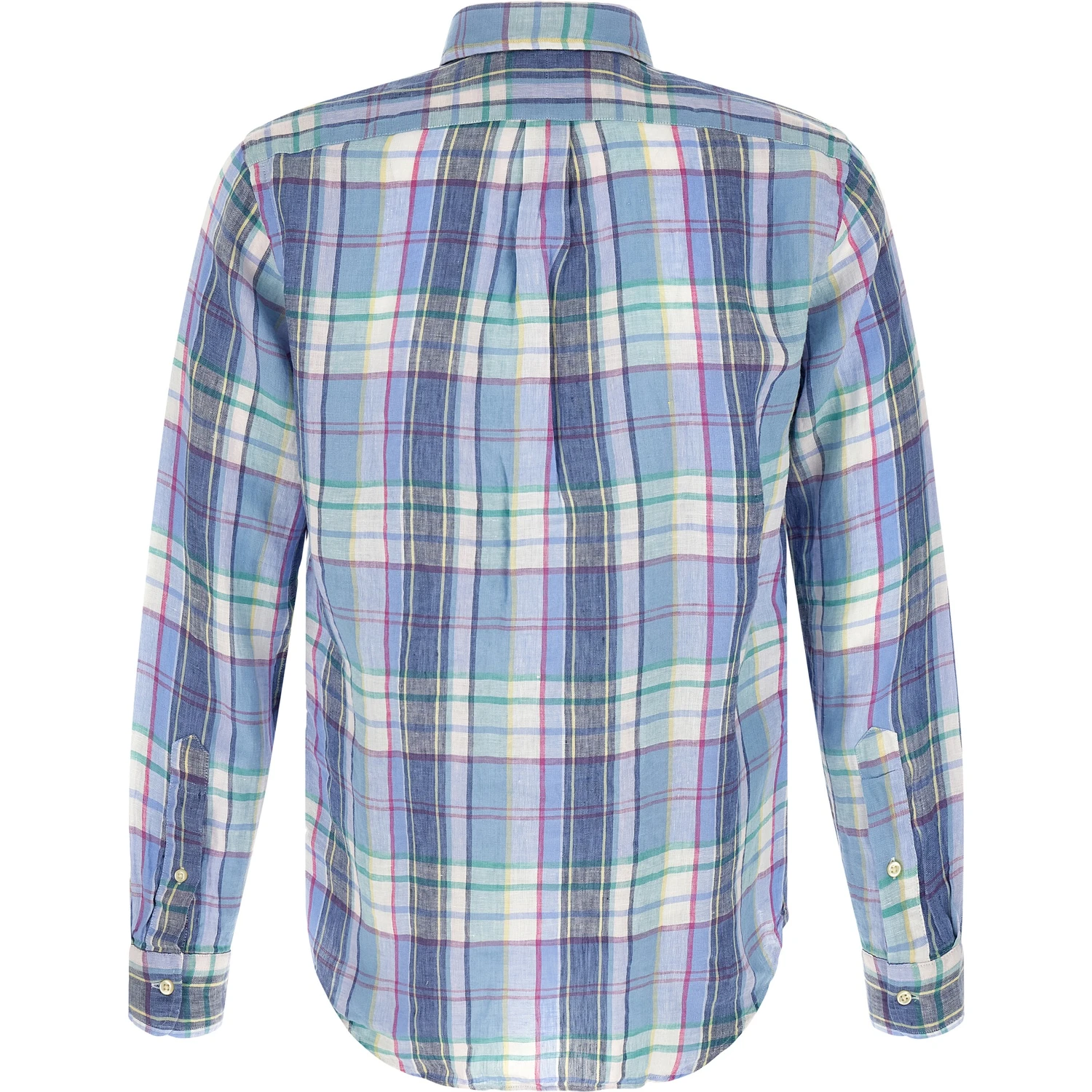 Blue Linen Blouse
