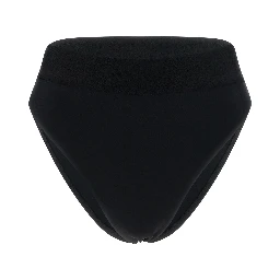 Black Recycled Polyamide Swim Briefs