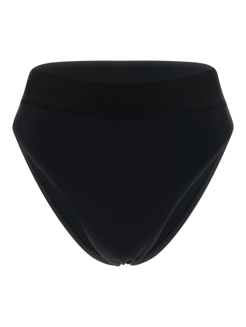 Black Recycled Polyamide Swim Briefs