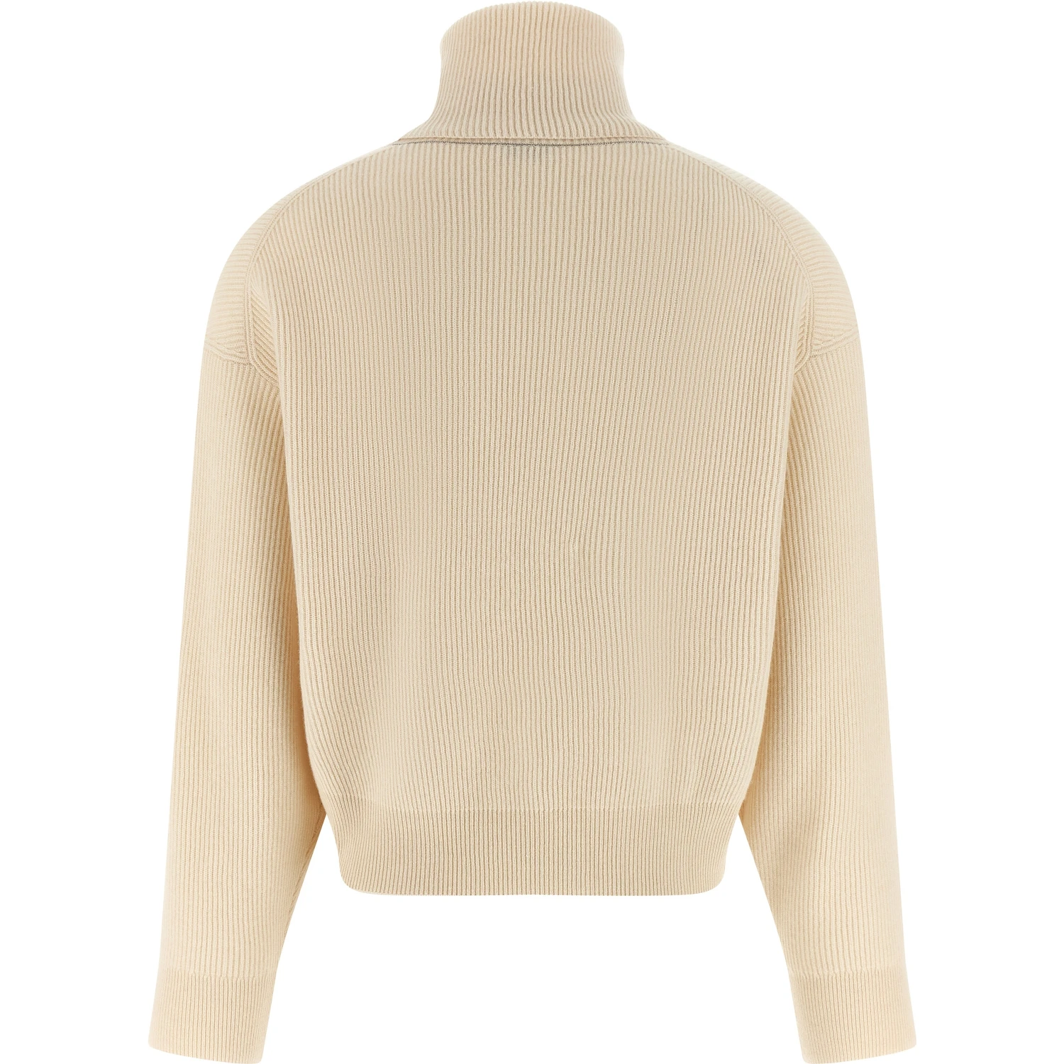 White Virgin Wool Cardigan