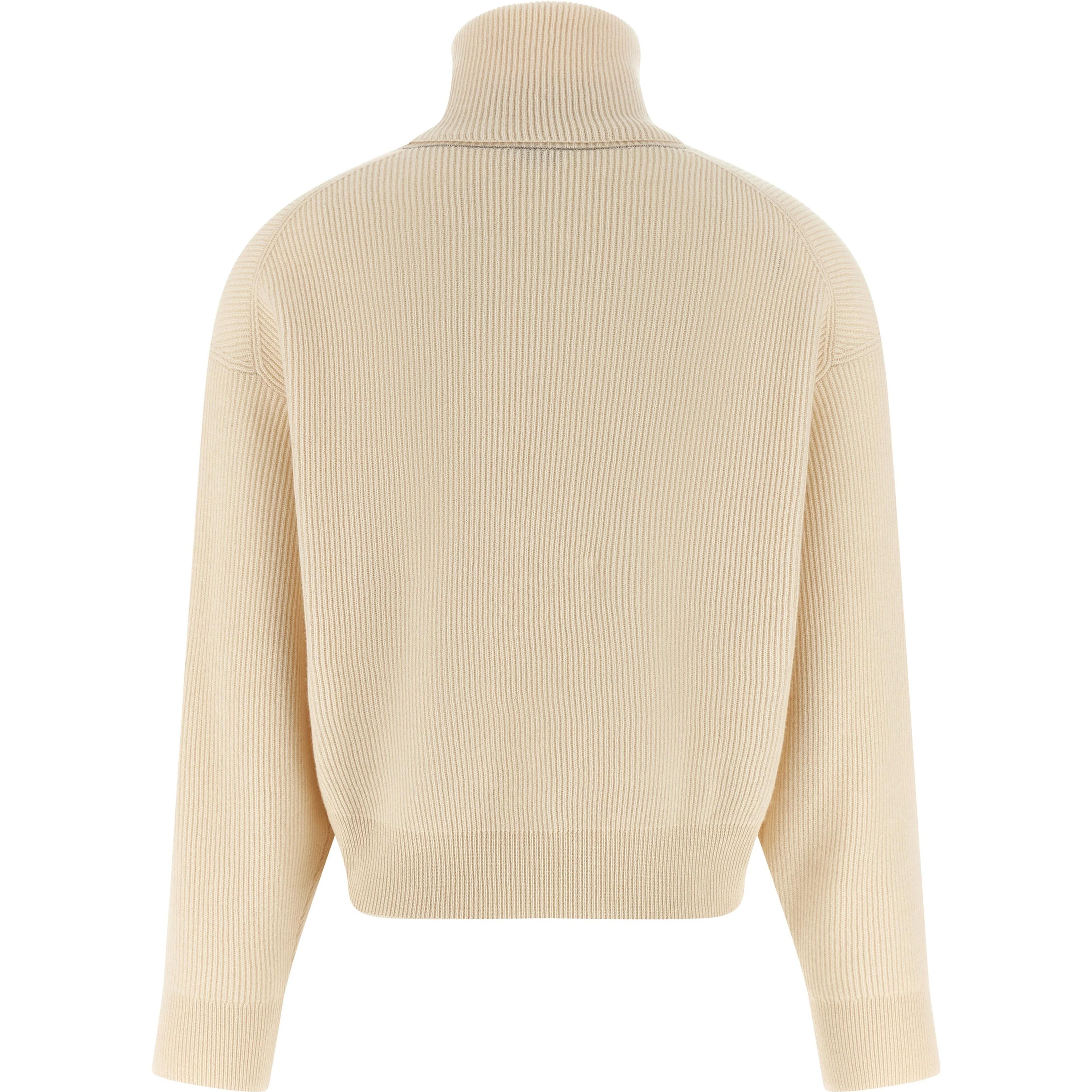 White Virgin Wool Cardigan
