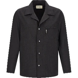 Gray Polyester Blouse