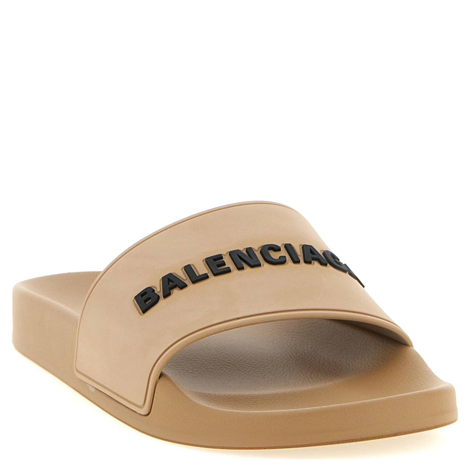Beige Plastic Slides