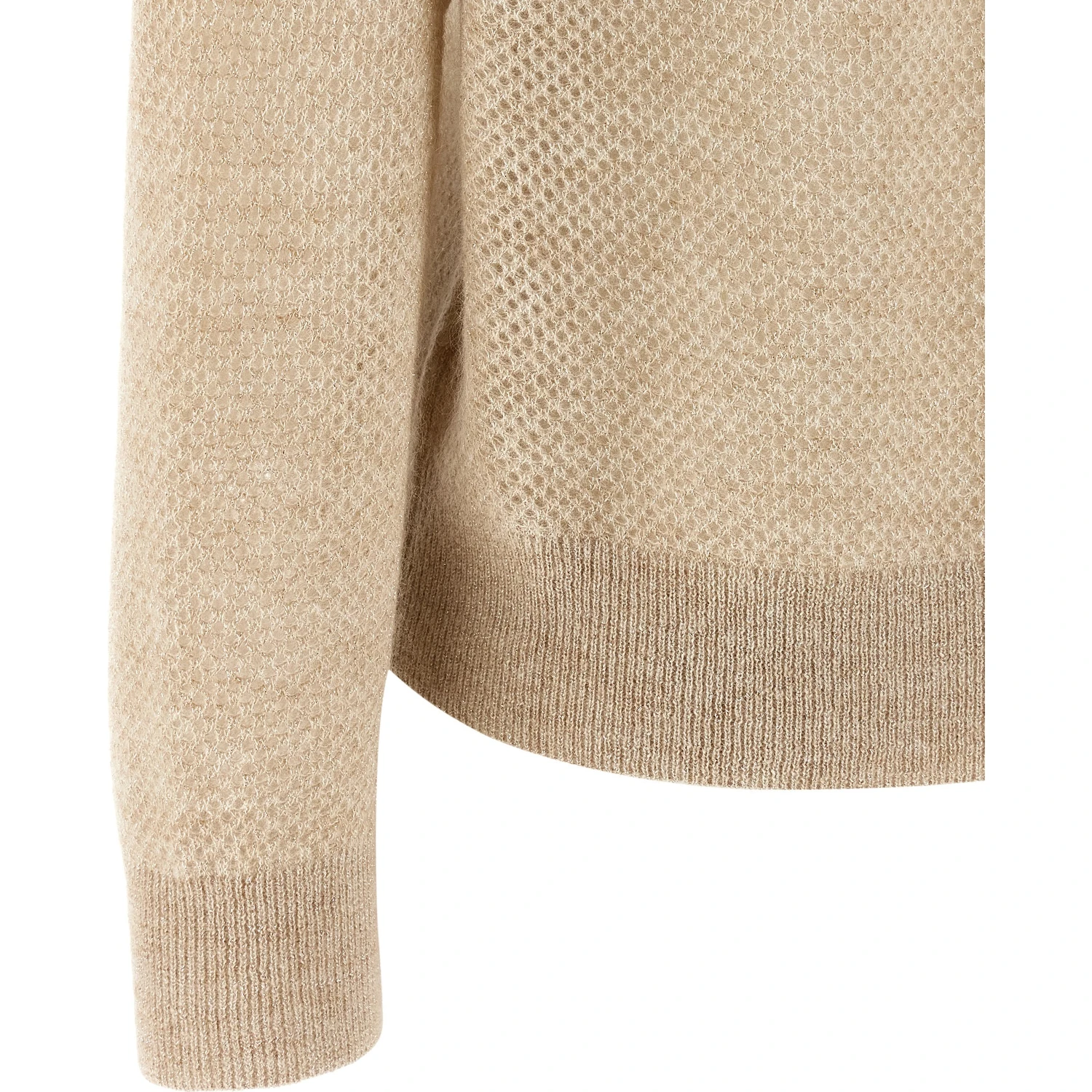 Gold Wool Polo Shirt