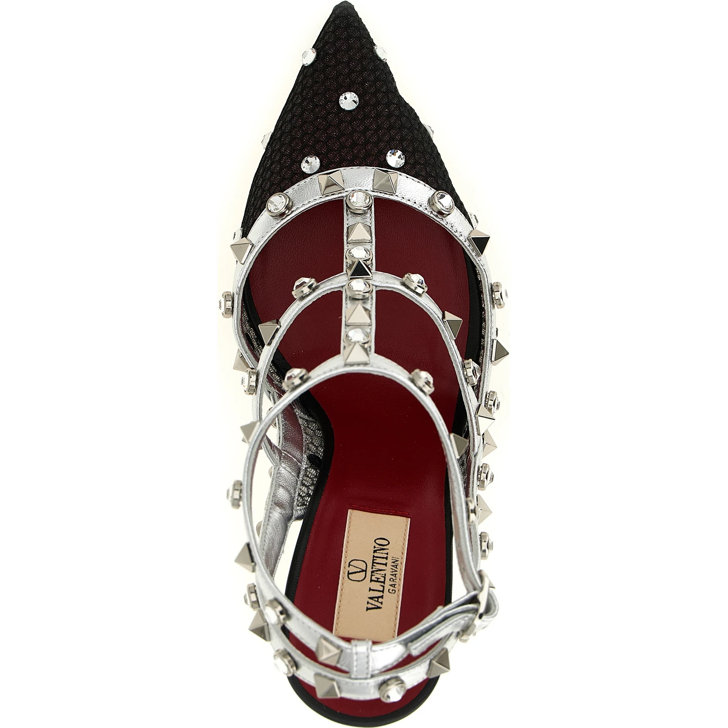 Multicolor Polyester High Heel Pumps