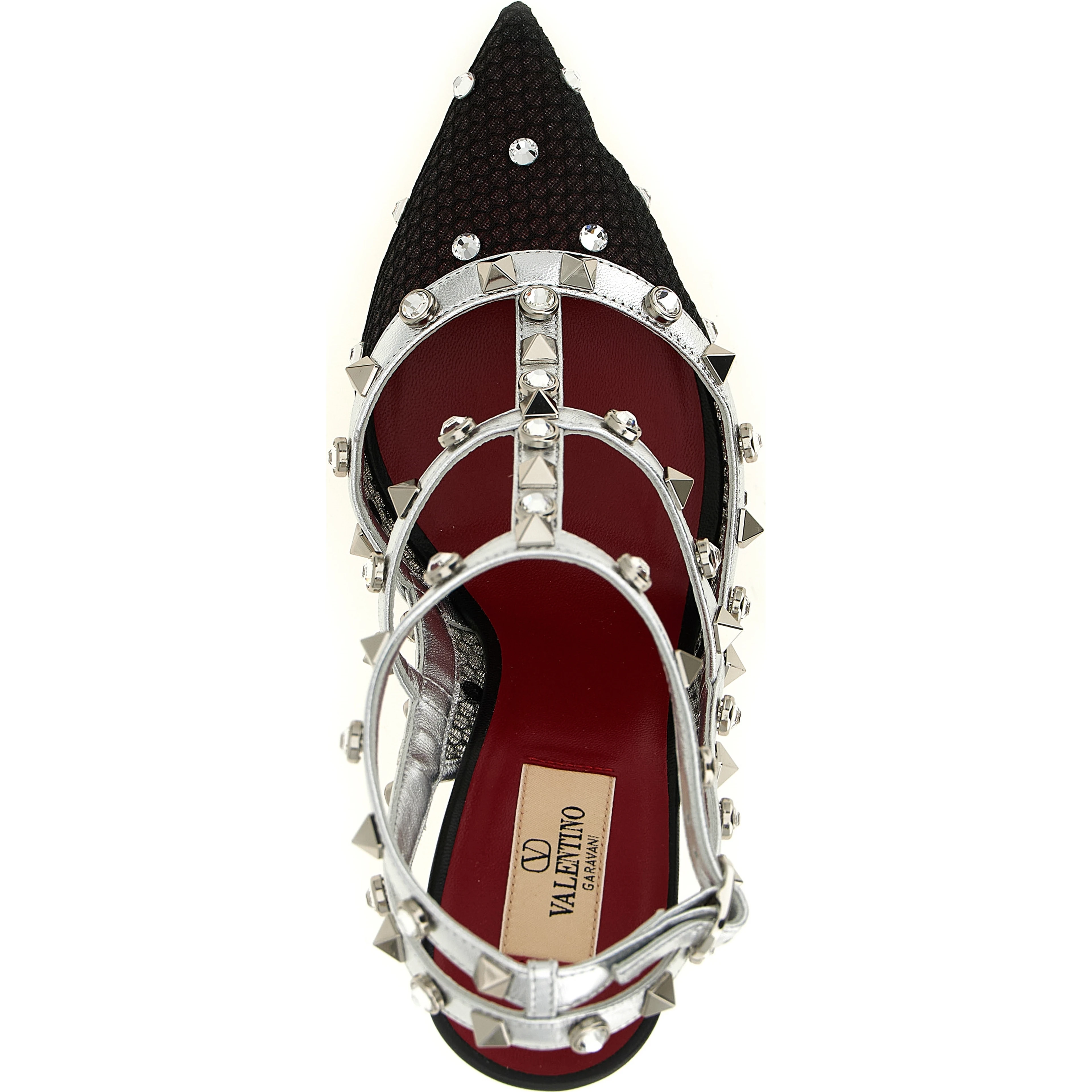 Multicolor Polyester High Heel Pumps