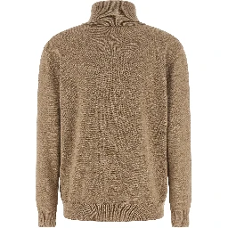 Beige Cashmere Cardigan