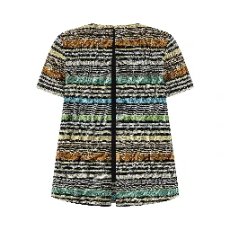 Multicolor Viscose T-Shirt