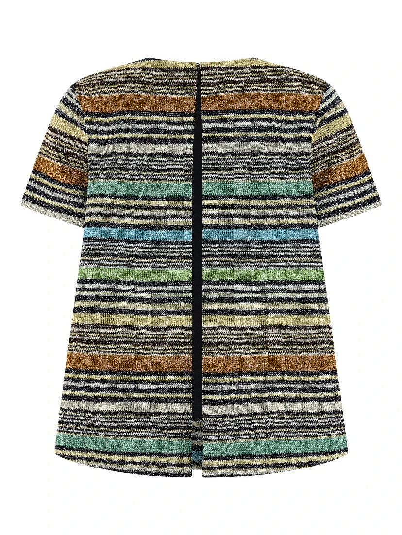 Multicolor Viscose T-Shirt