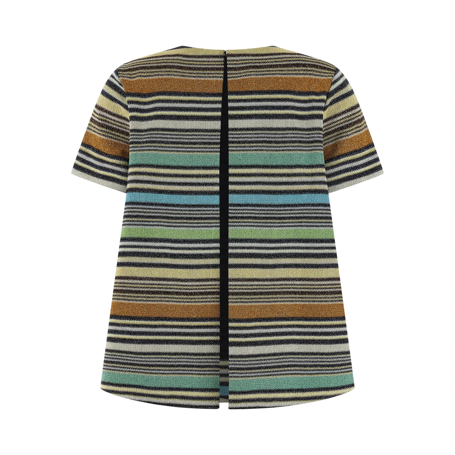 Multicolor Viscose T-Shirt