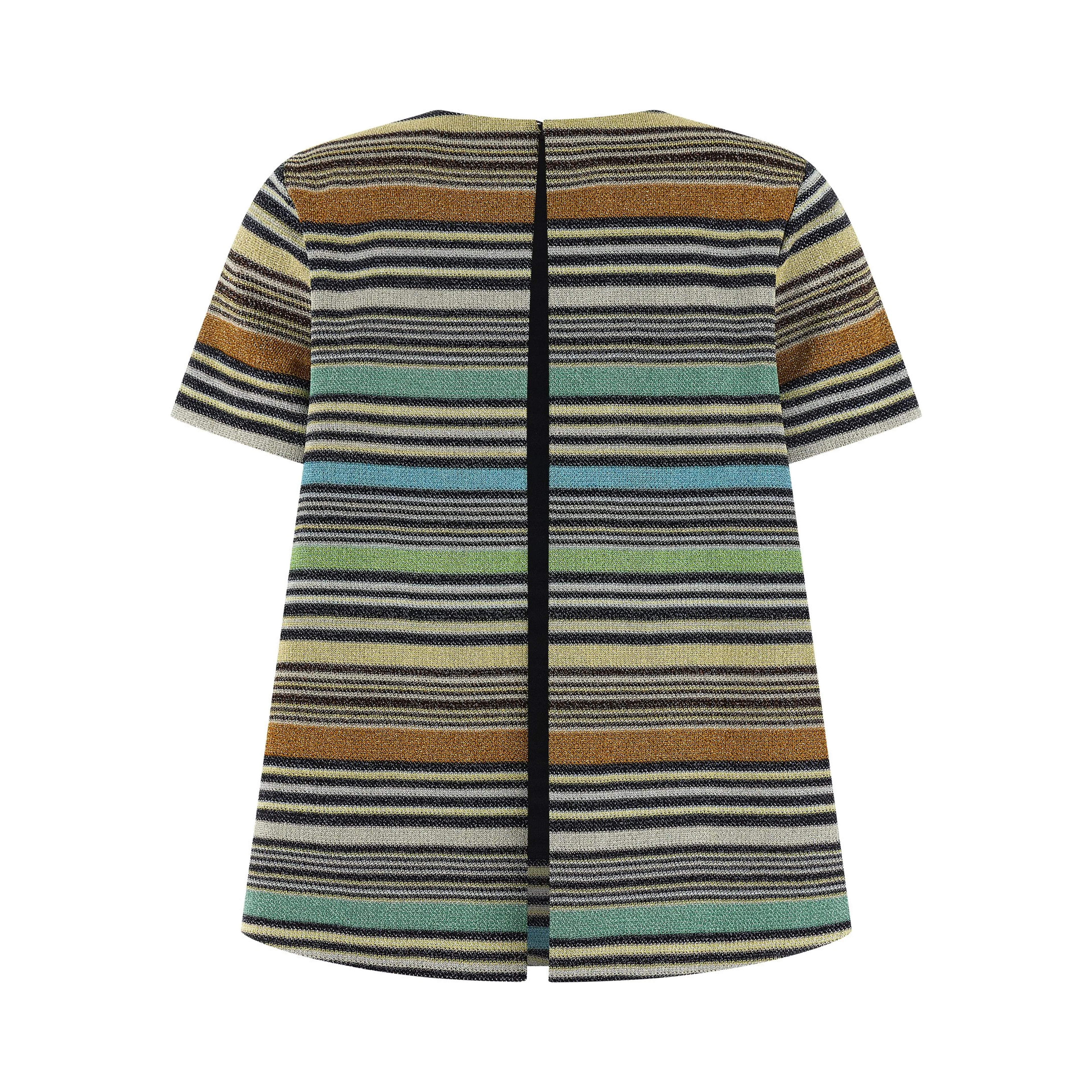 Multicolor Viscose T-Shirt