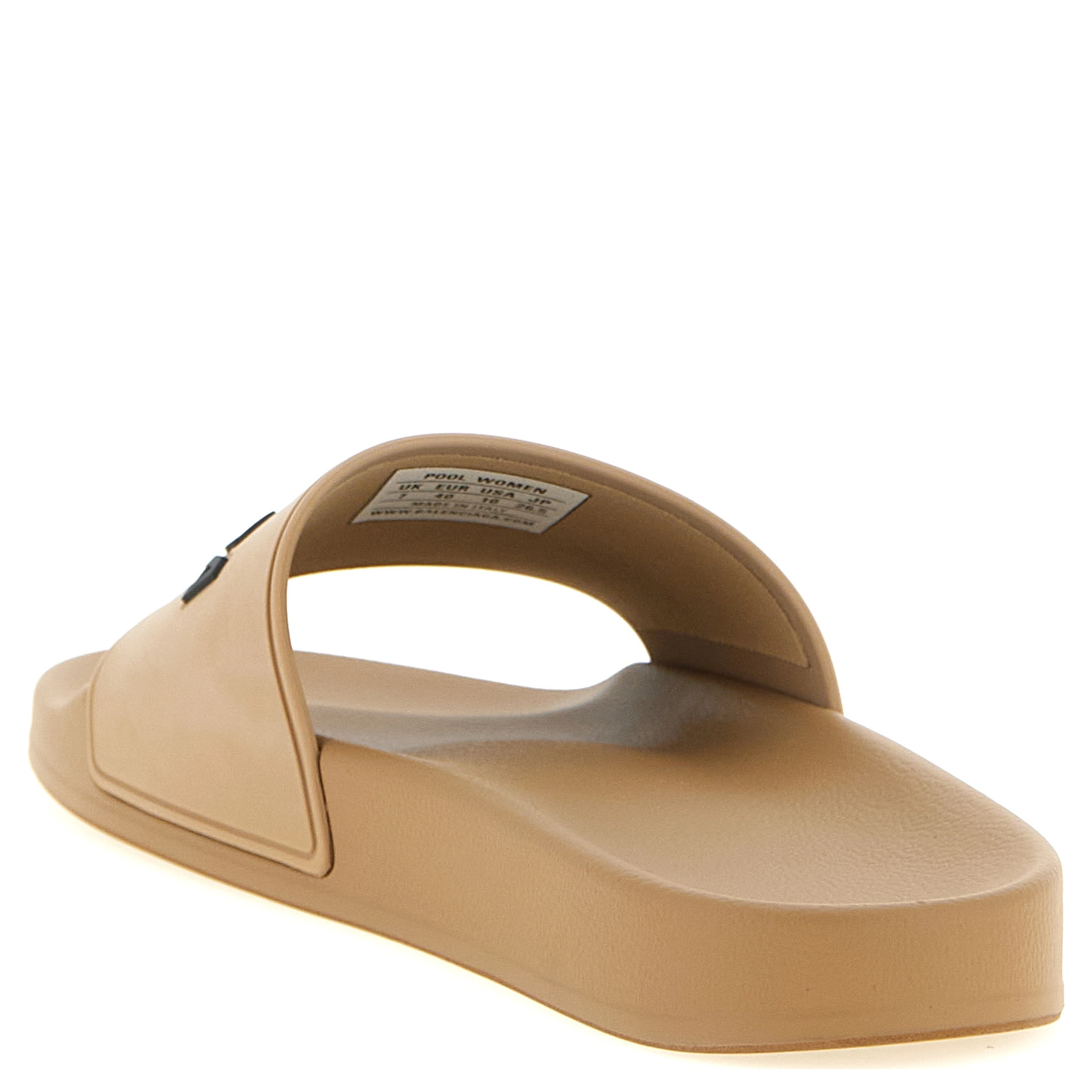 Beige Plastic Slides