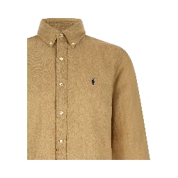 Beige Linen Blouse