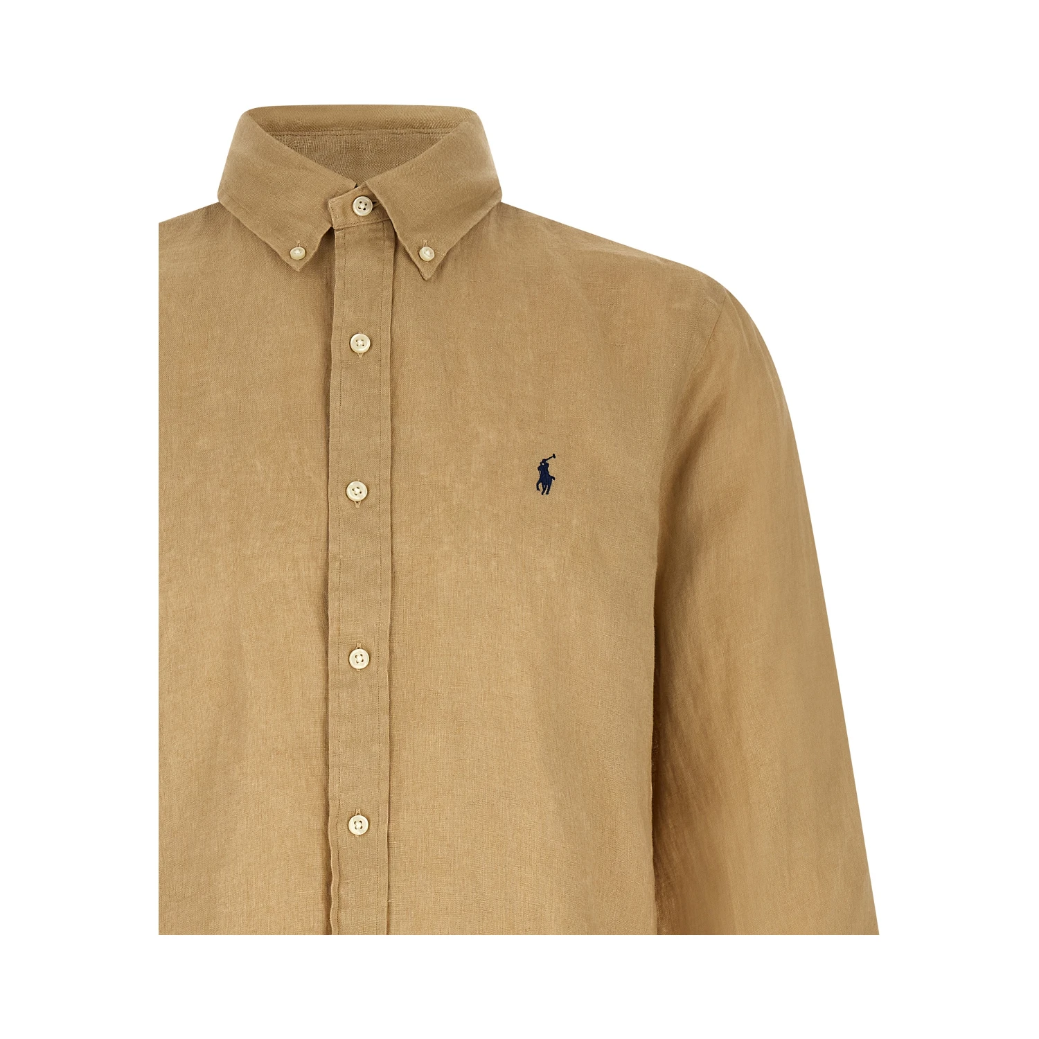 Beige Linen Blouse