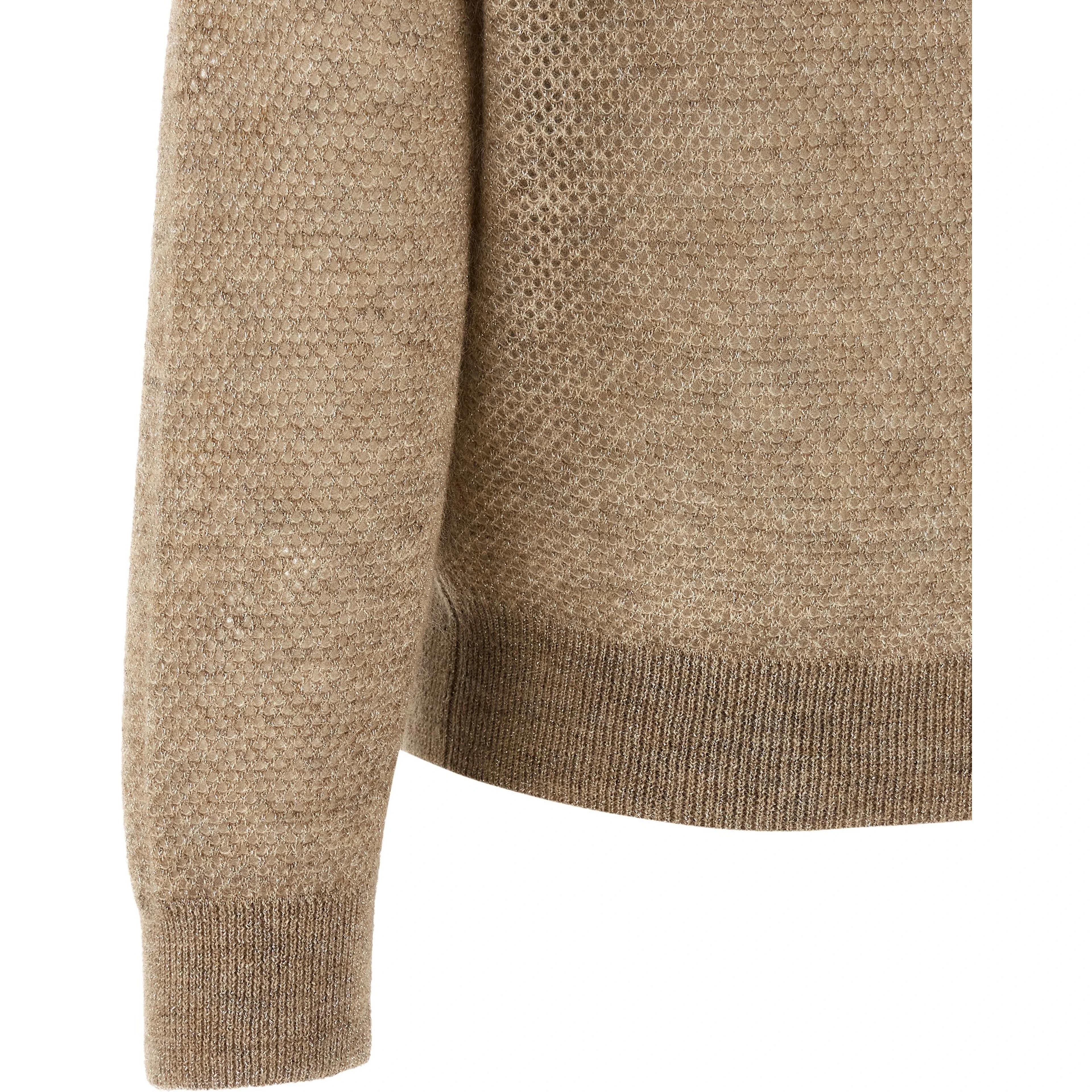 Beige Wool Cardigan