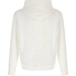 White Cotton Sweatshirt