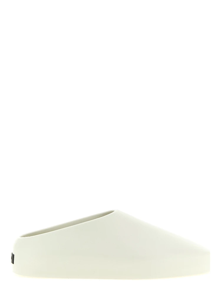 Beige Acetate Clogs