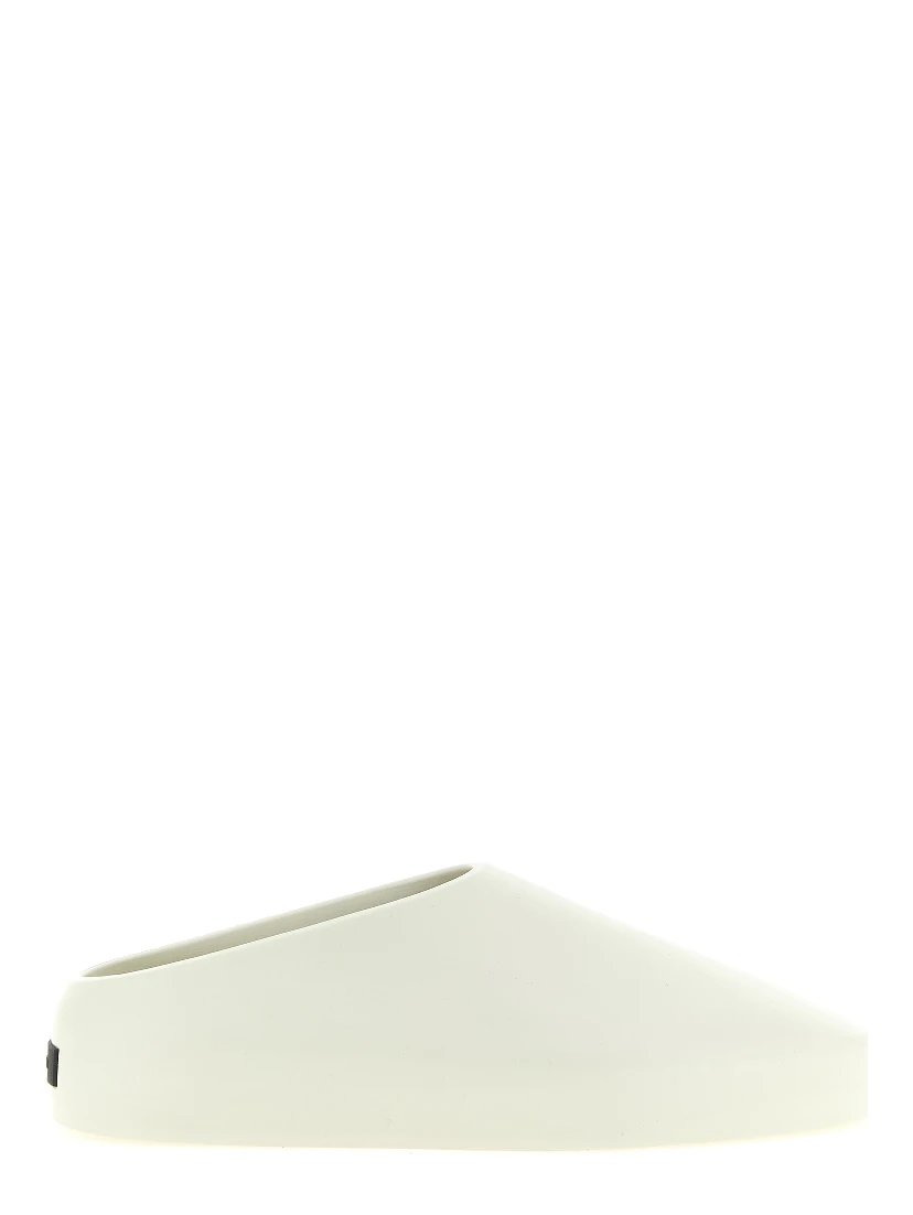 Beige Acetate Clogs