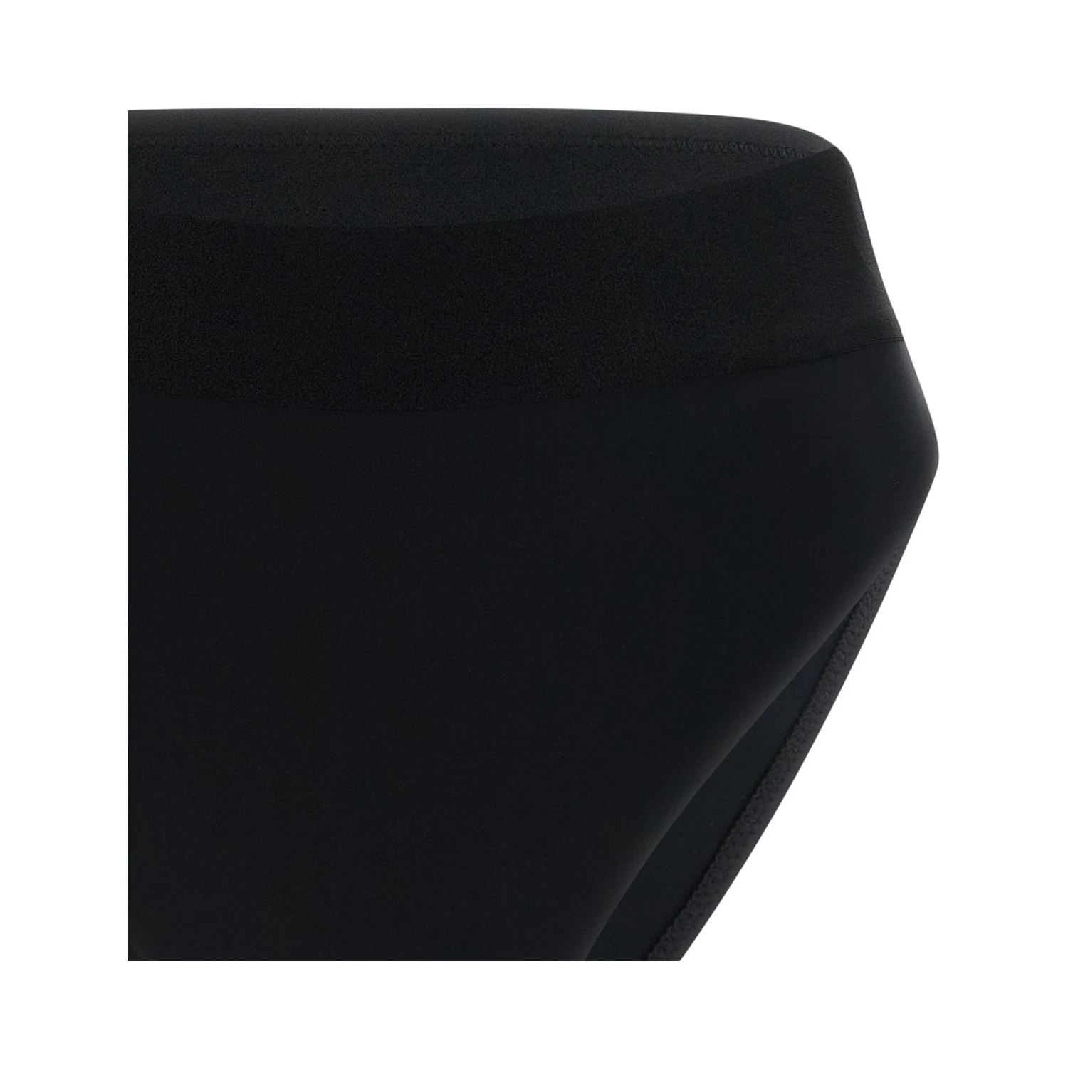 Black Recycled Polyamide Swim Briefs