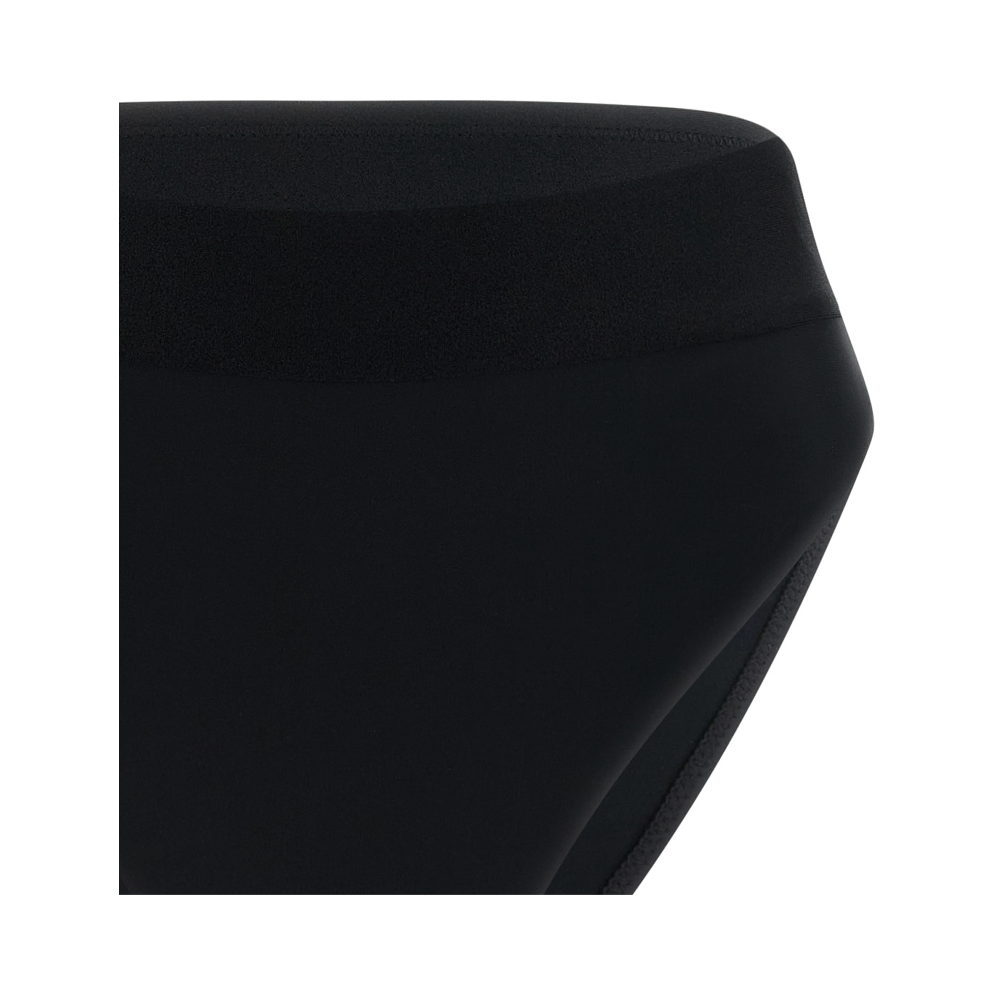 Black Recycled Polyamide Swim Briefs