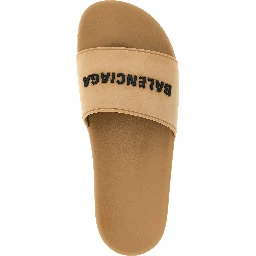 Beige Plastic Slides