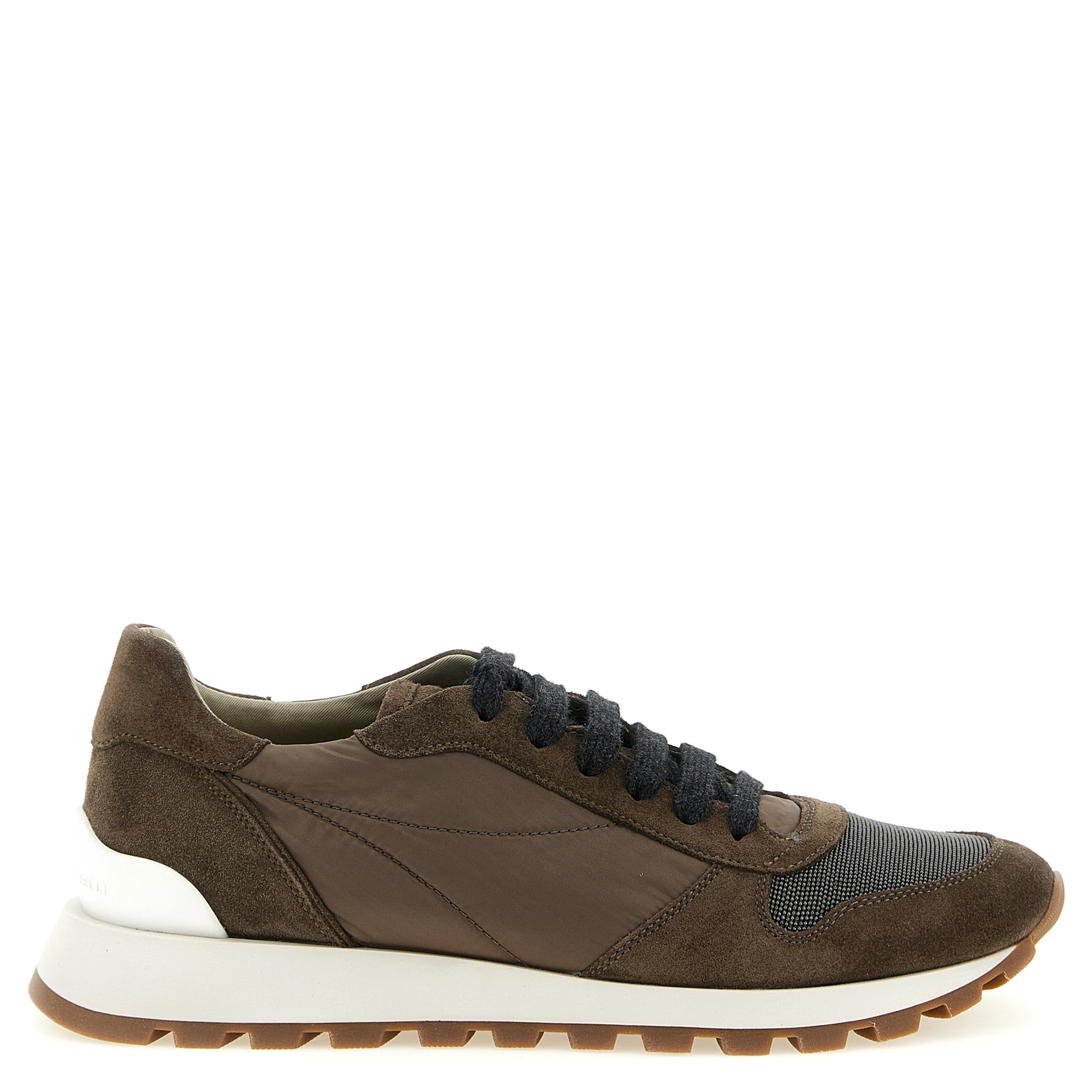 Bicolor Calfskin Athletic Sneakers