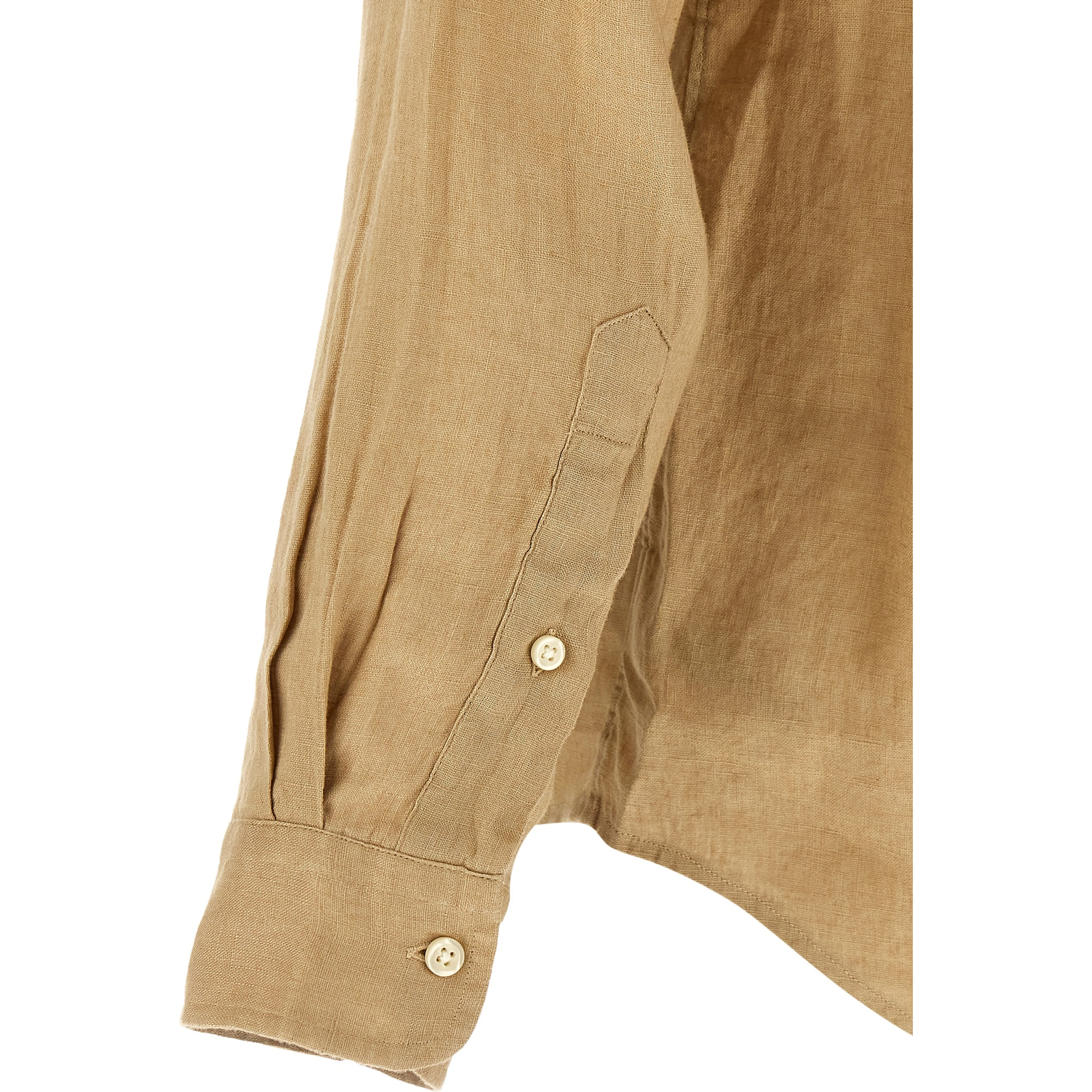 Beige Linen Blouse