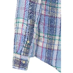 Blue Linen Blouse