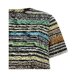 Multicolor Viscose T-Shirt