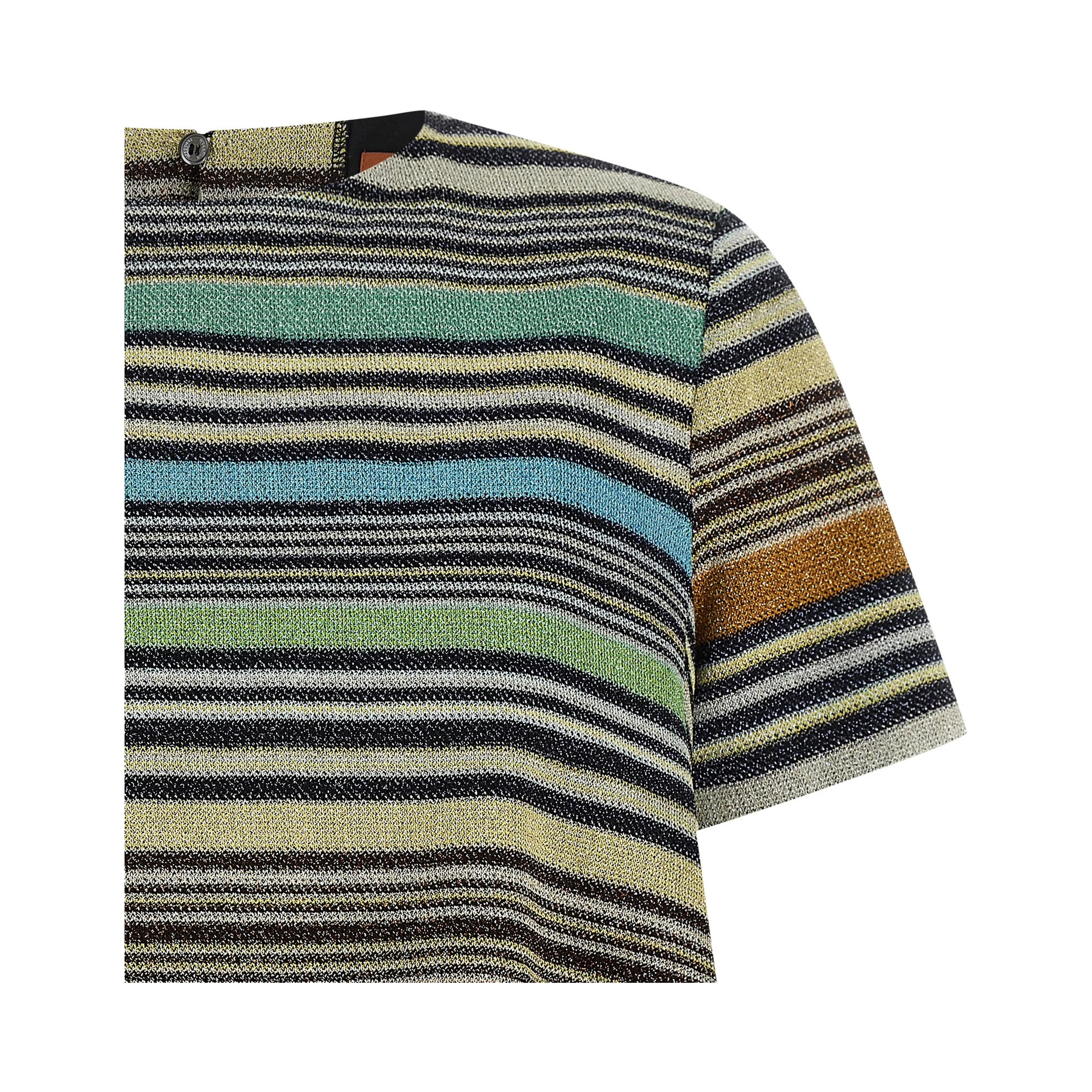 Multicolor Viscose T-Shirt