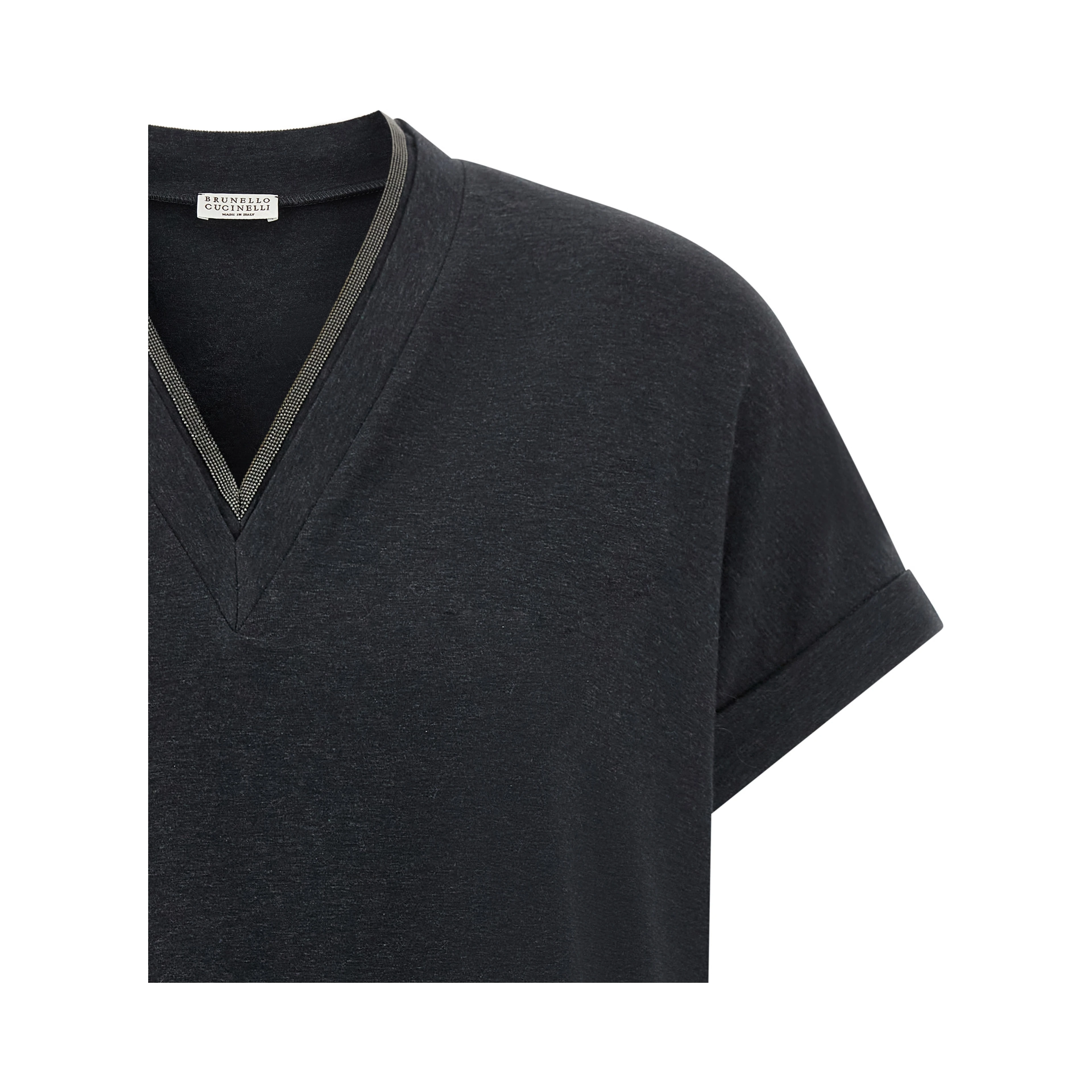 Gray Cotton T-Shirt