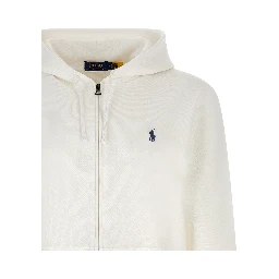 White Cotton Sweatshirt