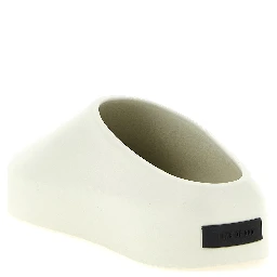 Beige Acetate Clogs