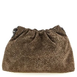 Brown Calfskin Clutch Bag