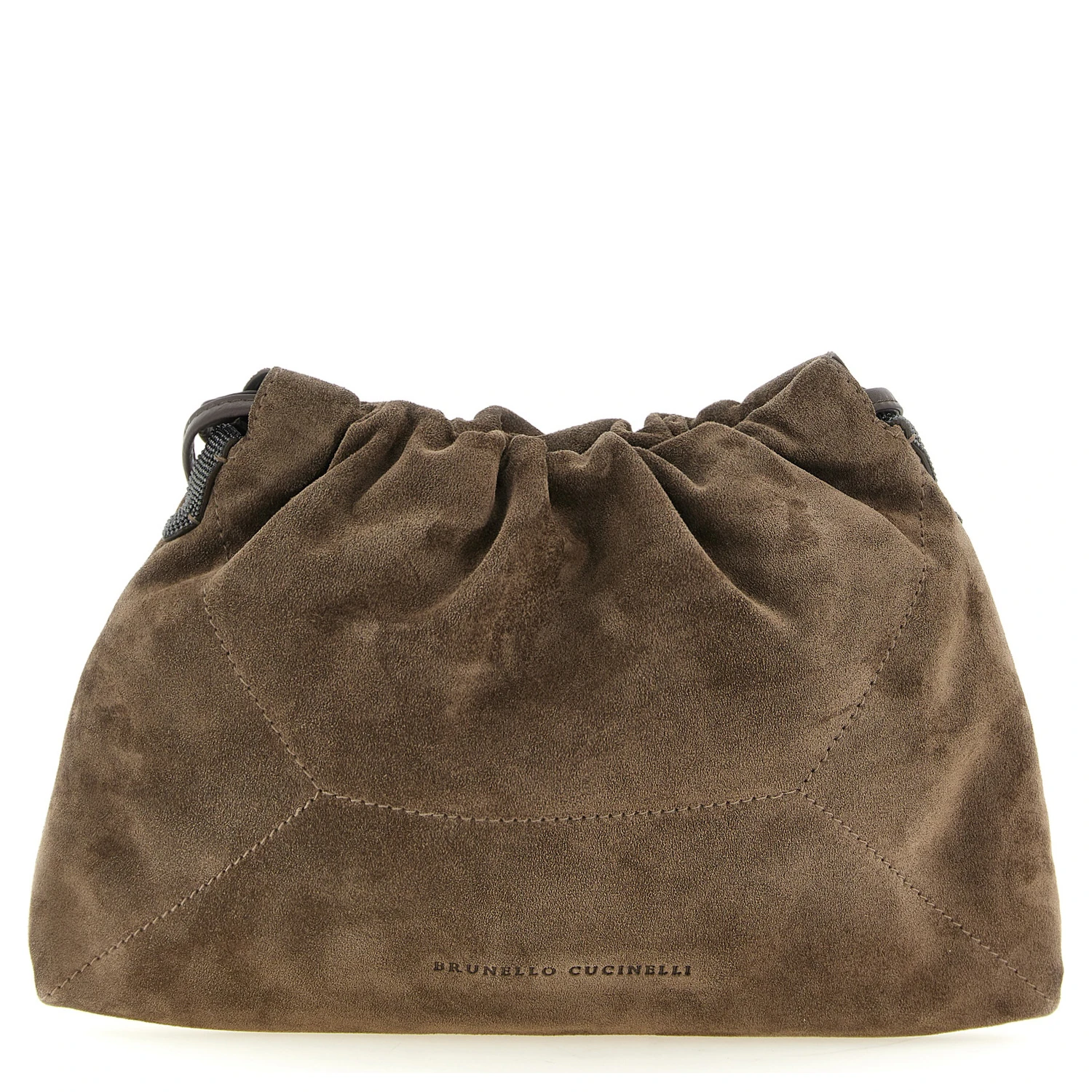 Brown Calfskin Clutch Bag