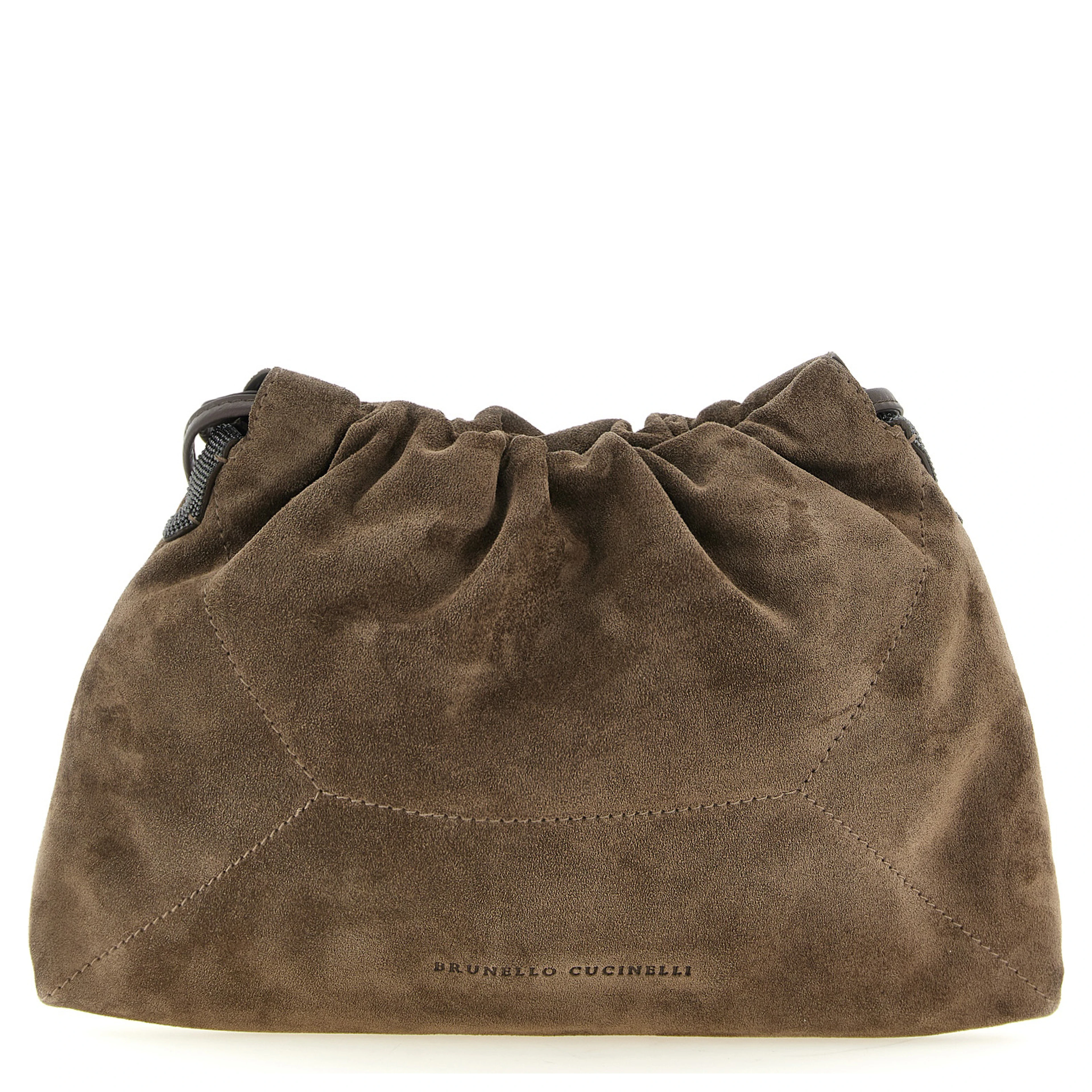 Brown Calfskin Clutch Bag