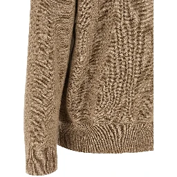 Beige Cashmere Cardigan