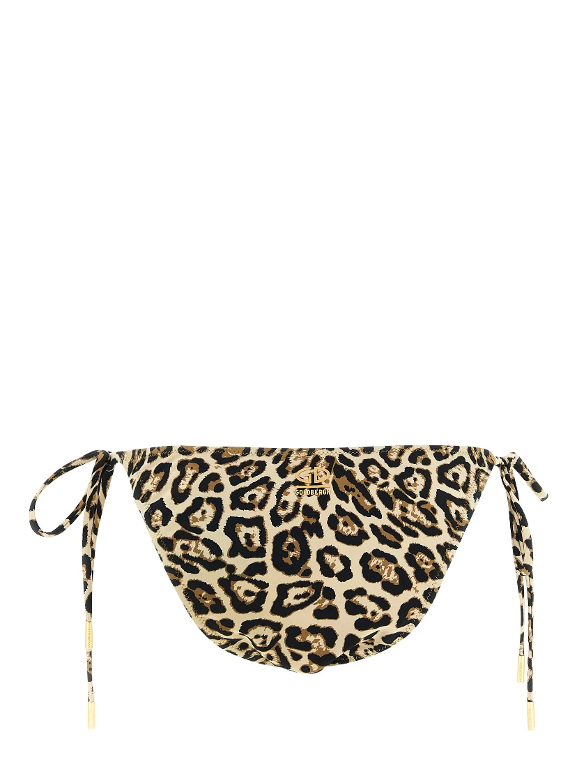 Beige Polyester Bikini