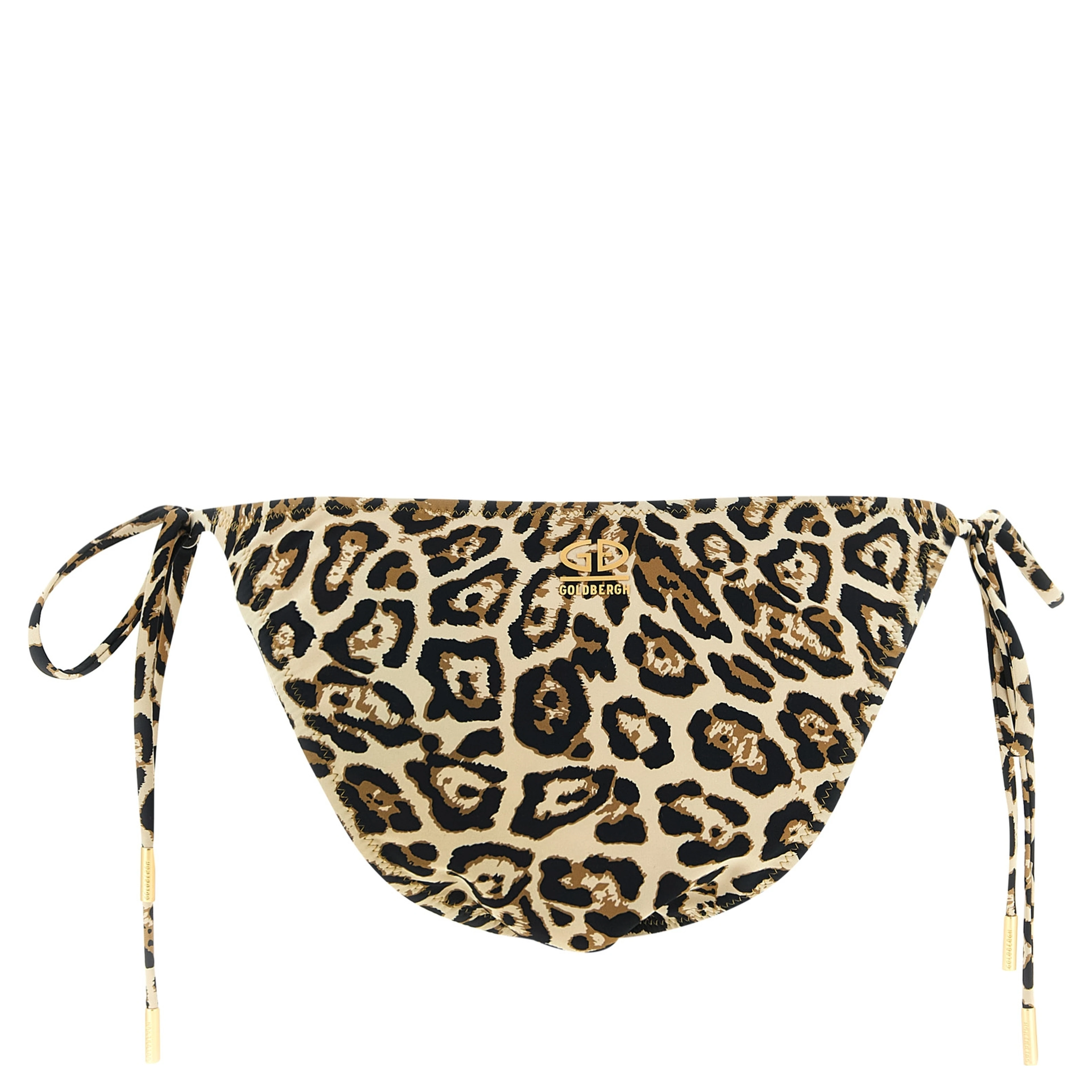 Beige Polyester Bikini