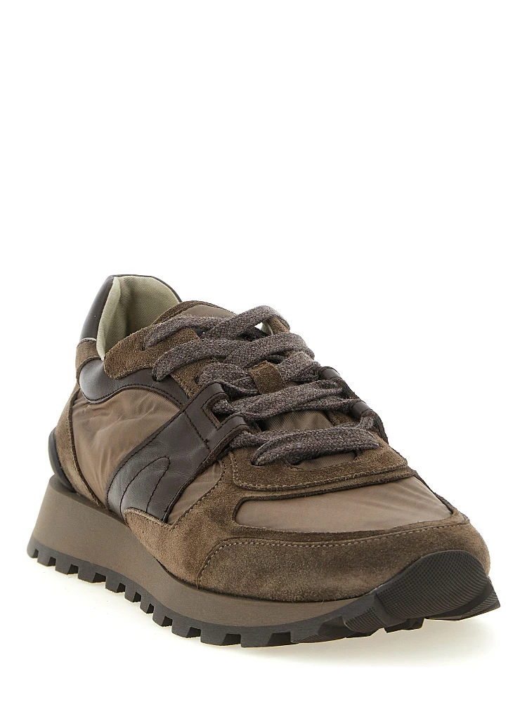 Bicolor Calfskin Athletic Sneakers alternative