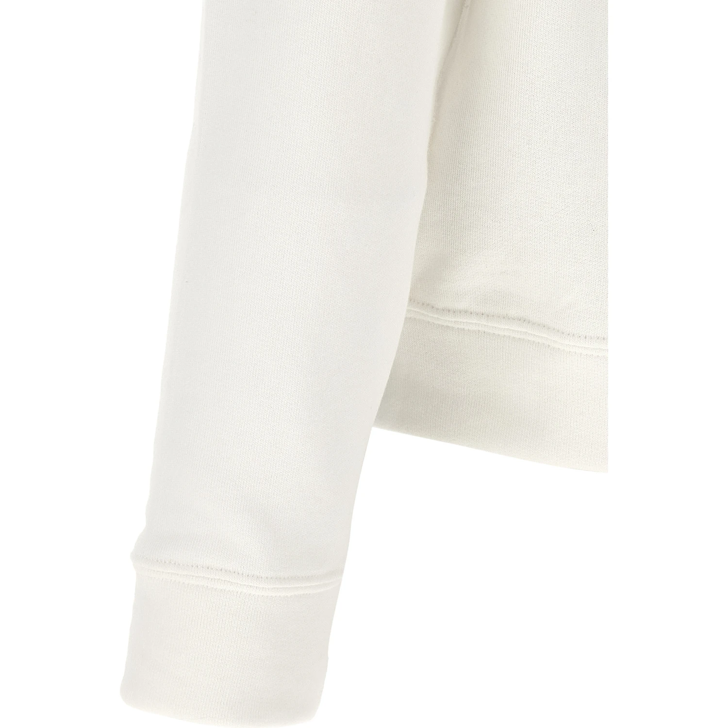 White Cotton Sweatshirt