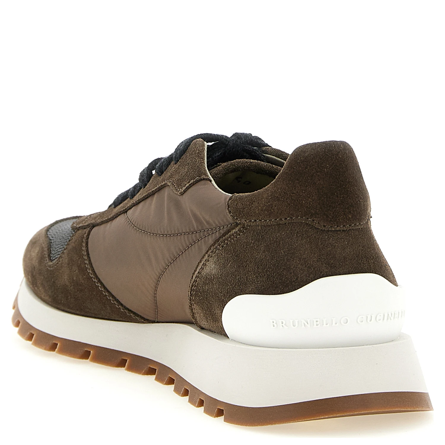Bicolor Calfskin Athletic Sneakers