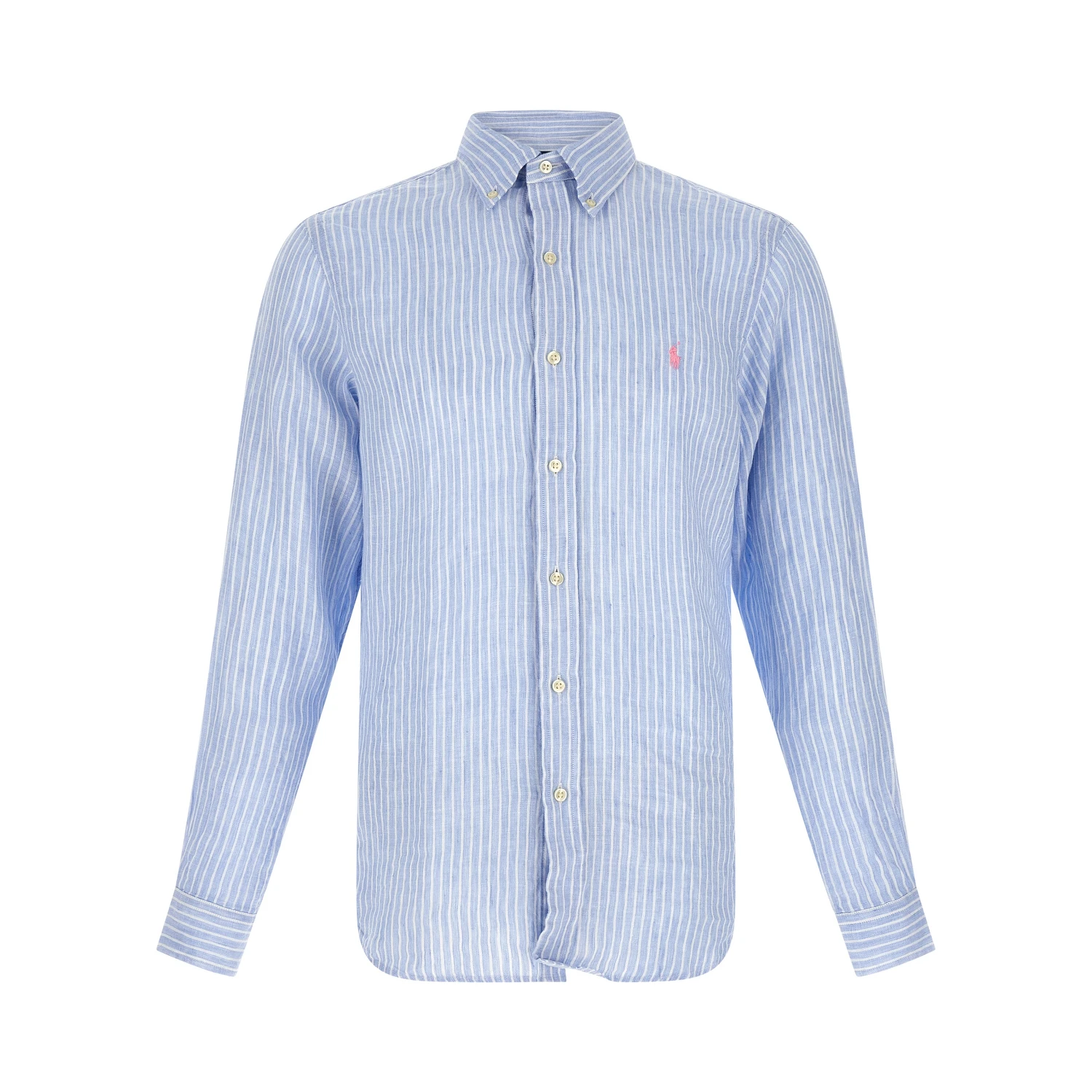 Blue Linen Blouse