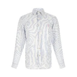 Blue Linen Blouse