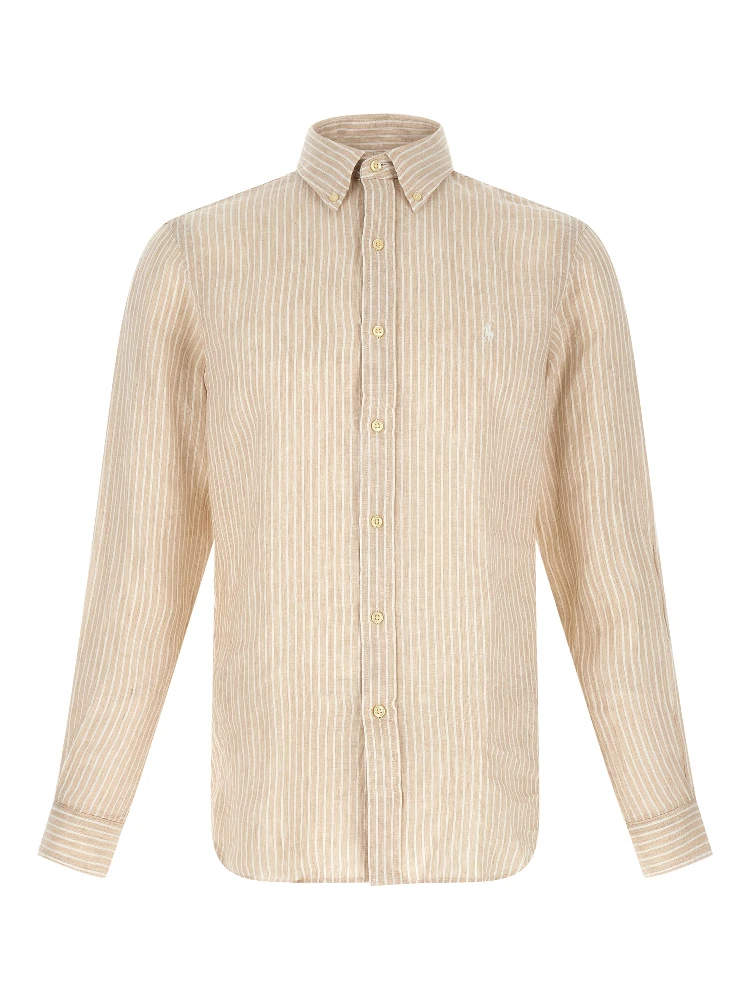 Beige Linen Blouse