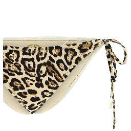 Beige Polyester Bikini