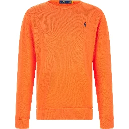 Orange Cotton Sweatshirt